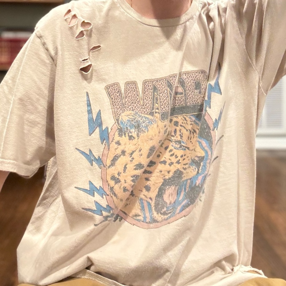 Altar’d State distressed “Wild” Tee